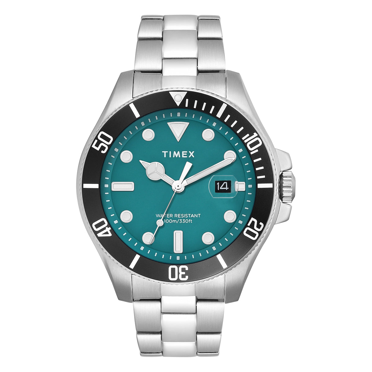 Timex Harborside Round Green Dial Analog Men Watch - TWEG27003