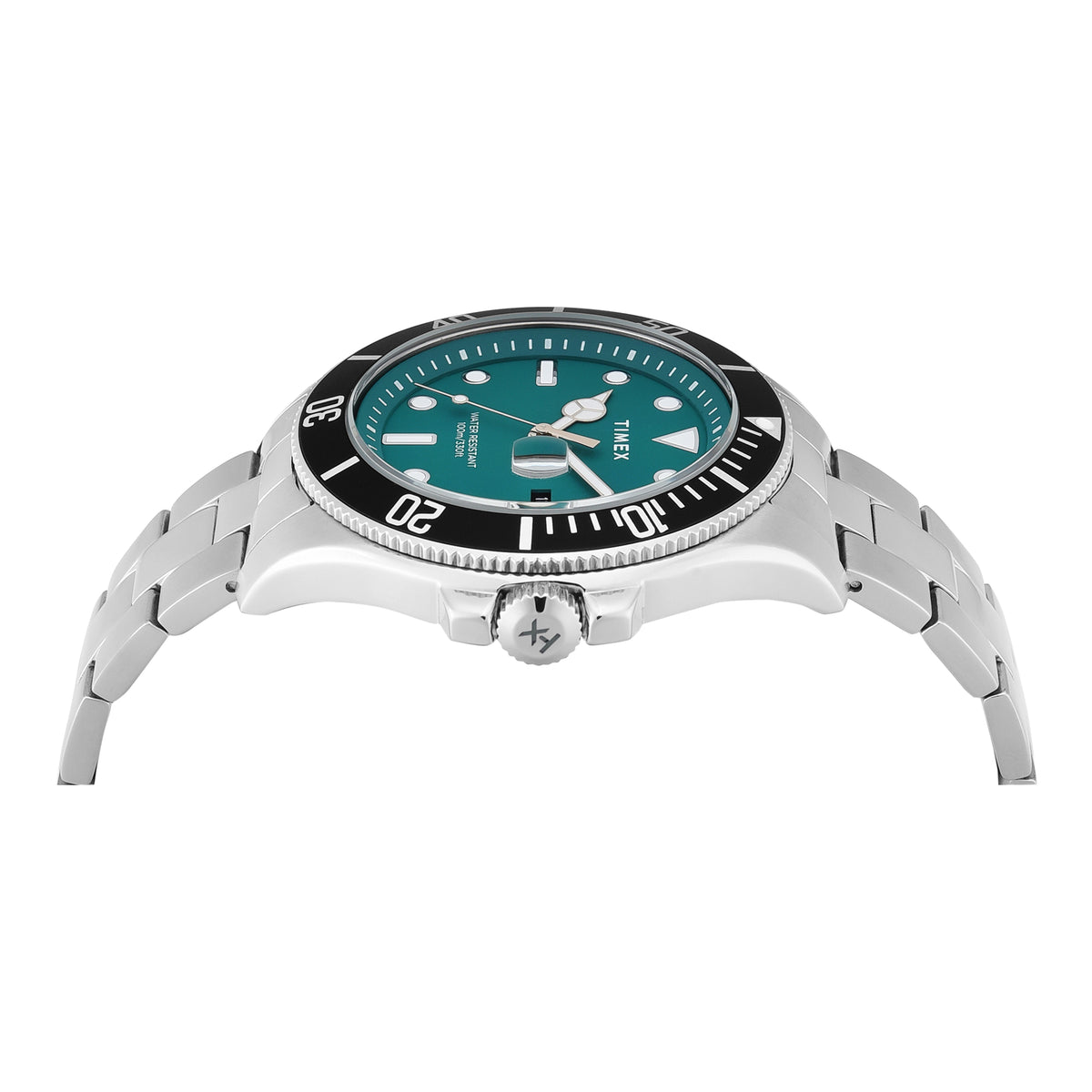 Timex Harborside Round Green Dial Analog Men Watch - TWEG27003