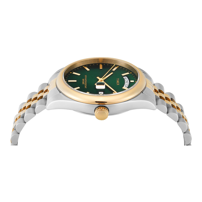 Timex Legacy Round 21mm Green Dial Analog Men Watch - TWEG27102 Watch Timex