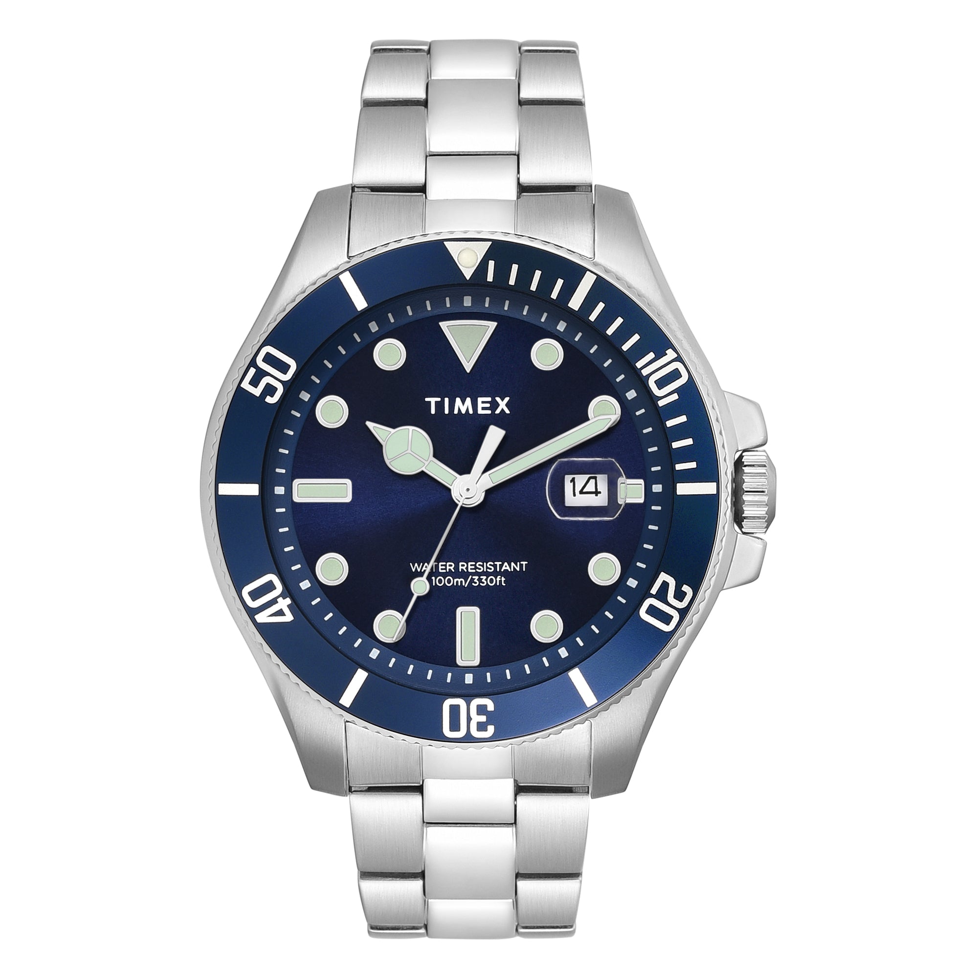Timex Trend Blue Round Quartz Men Watch TWEG27000 At JUST WATCHES
