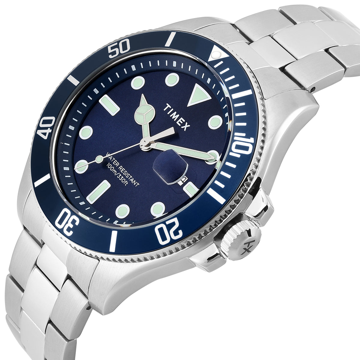Timex Harborside Round 21mm Blue Dial Analog Men Watch - TWEG27000 Watch Timex