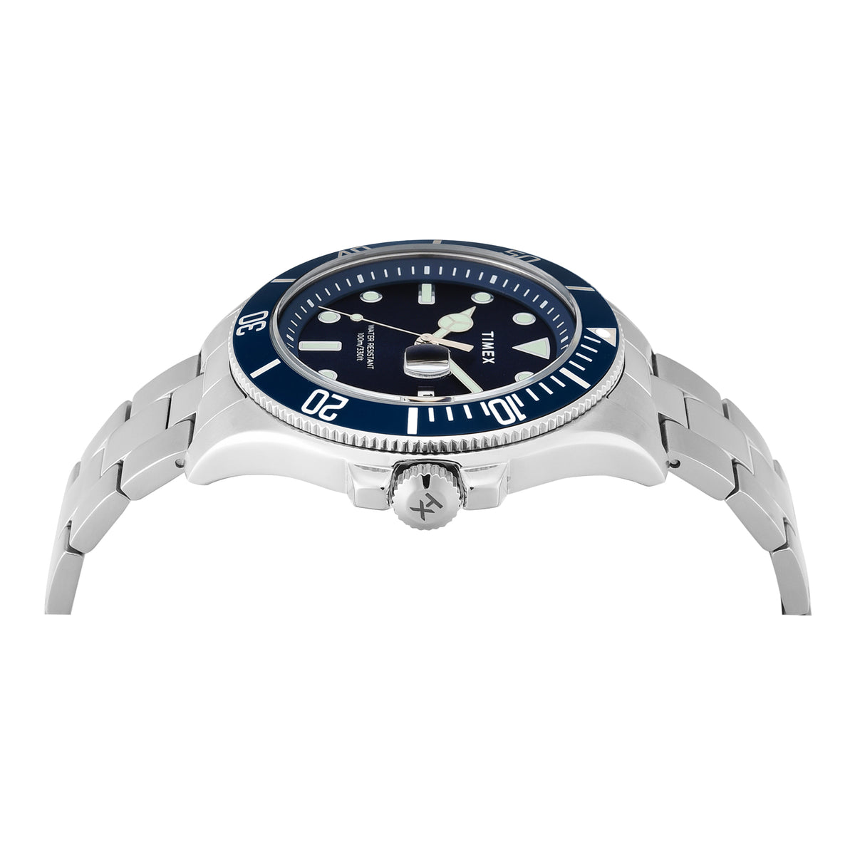 Timex Harborside Round 21mm Blue Dial Analog Men Watch - TWEG27000 Watch Timex