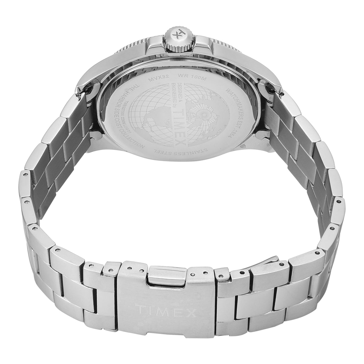 Timex Harborside Round 21mm Blue Dial Analog Men Watch - TWEG27000 Watch Timex