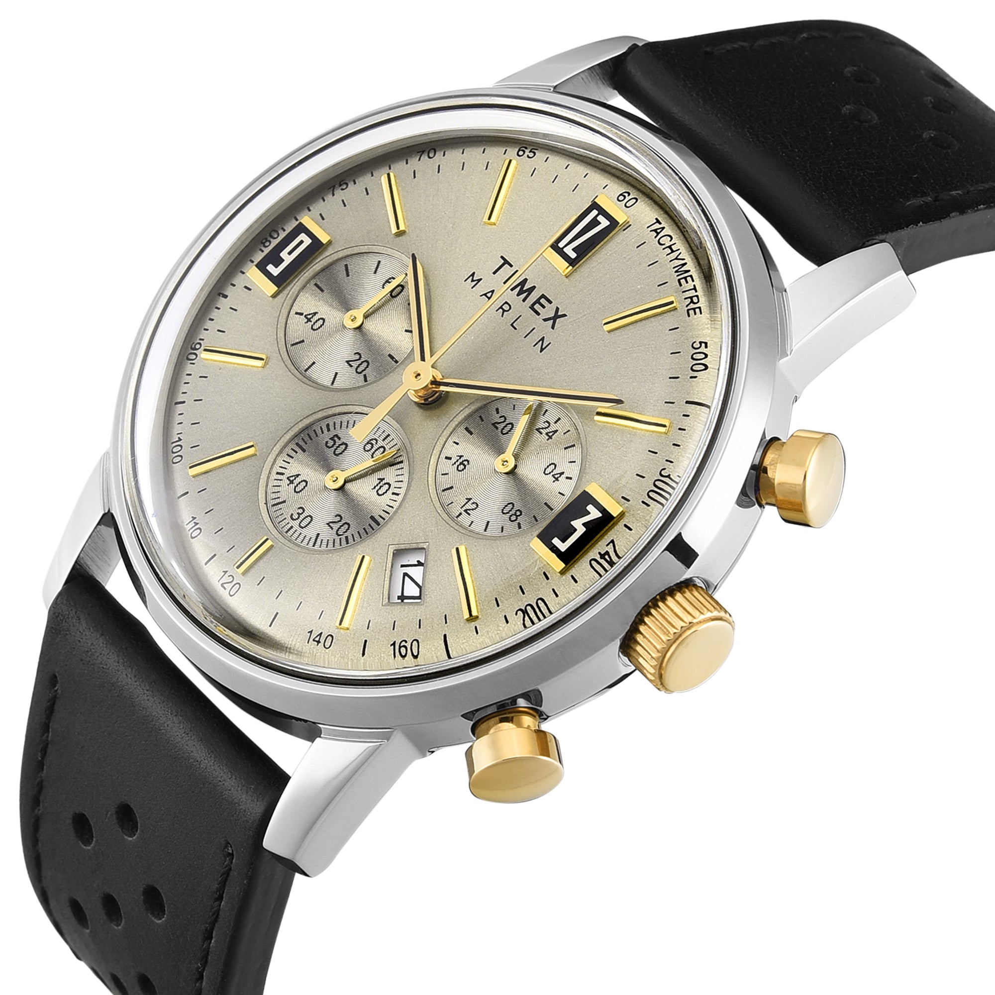 Timex Marlin Round 21mm Beige Dial Analog Men Watch - TWEG26705