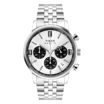 Timex Marlin Round 21mm Silver Dial Analog Men Watch - TWEG26704 Watch Timex