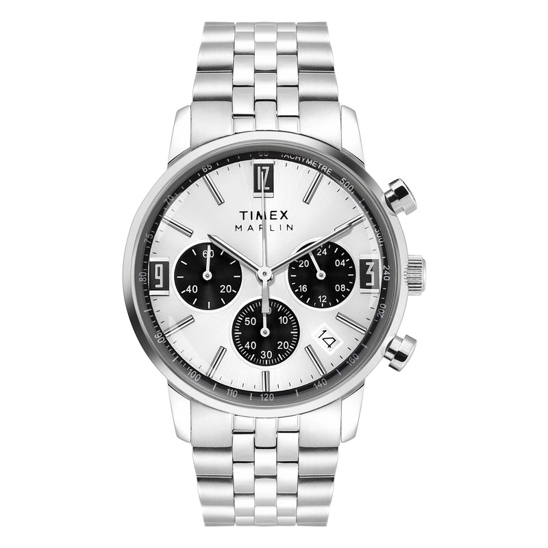 Timex Marlin Round 21mm Silver Dial Analog Men Watch - TWEG26704 Watch Timex