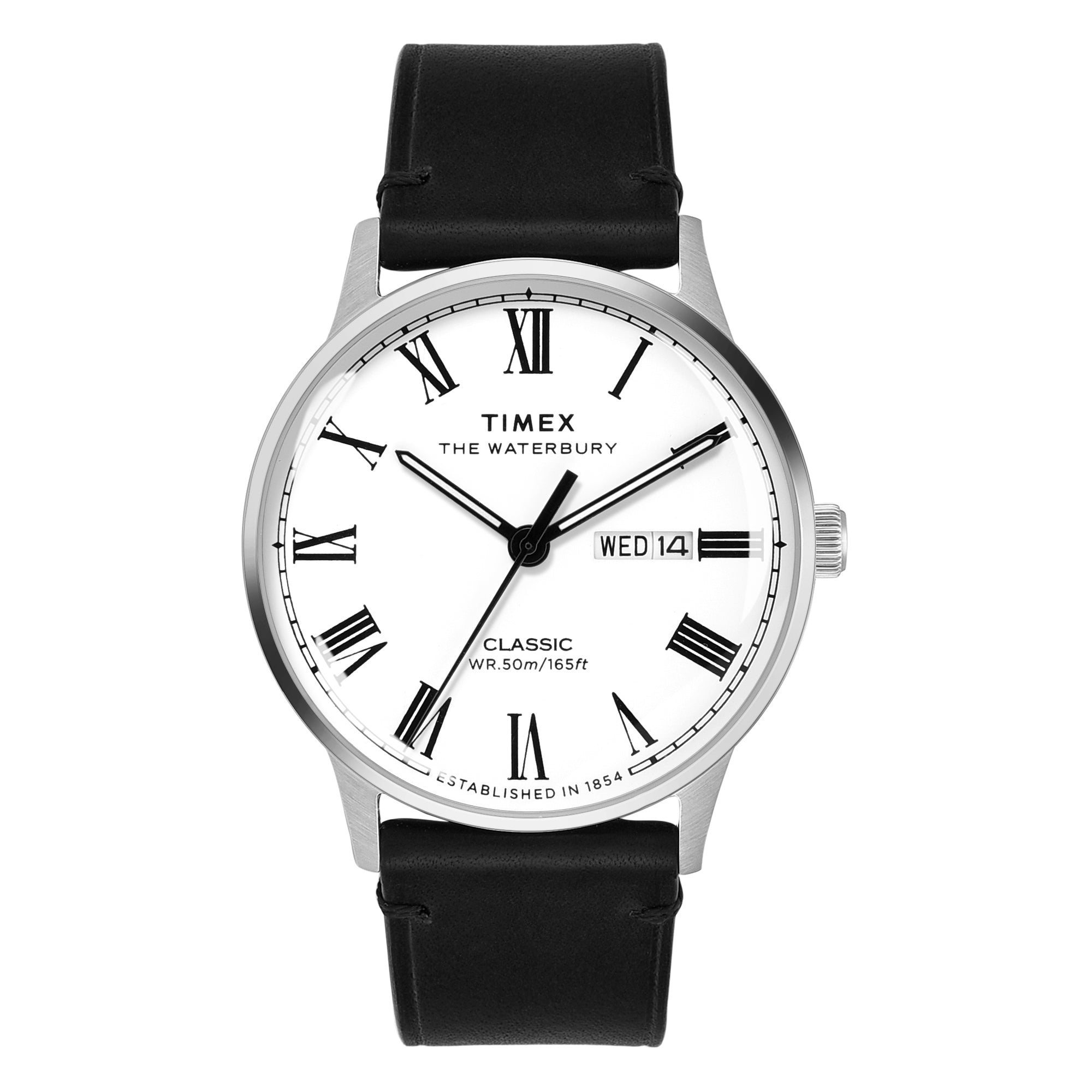 Timex Waterbury Round 42mm White Dial Analog Men Watch - TWEG26503