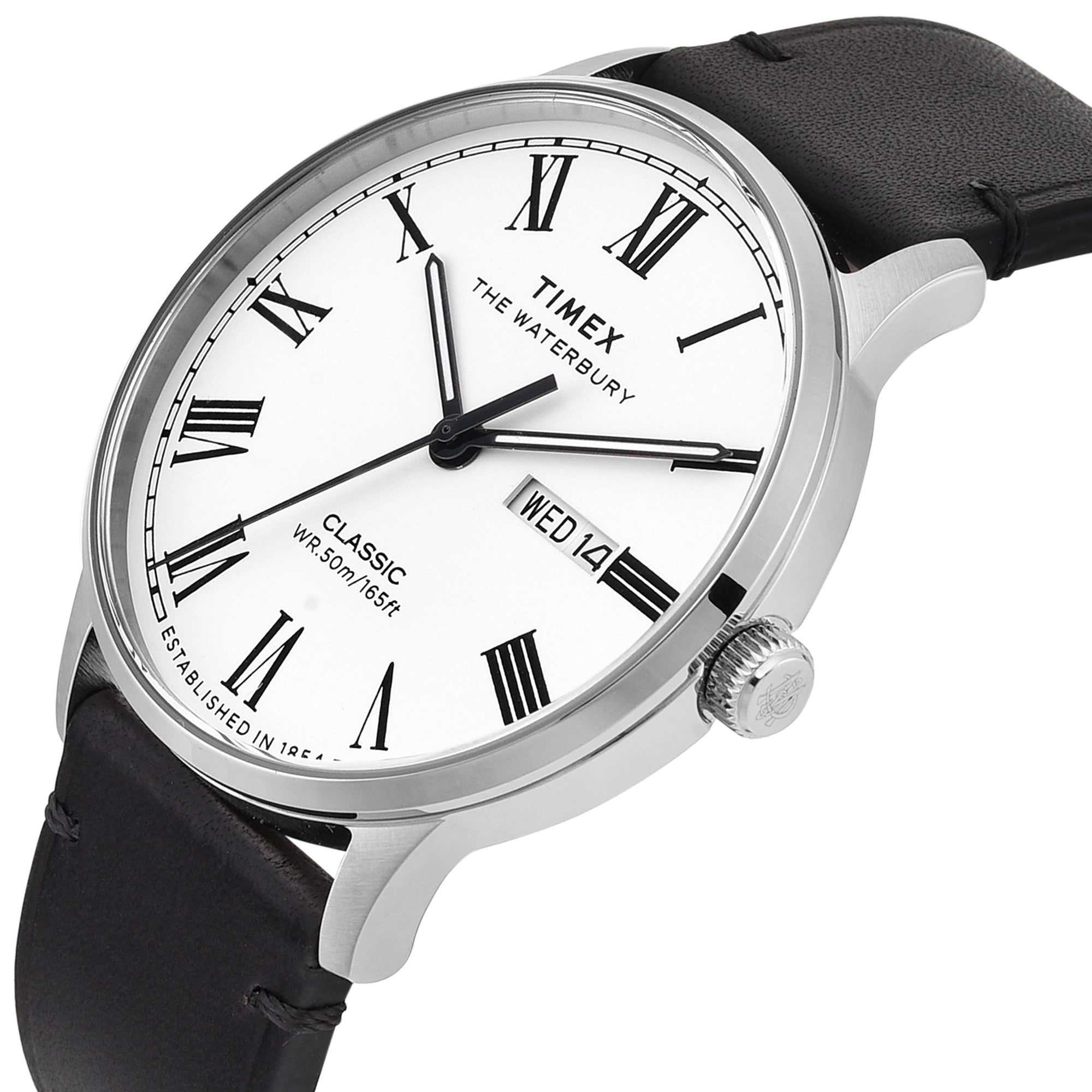 Timex Waterbury Round 42mm White Dial Analog Men Watch - TWEG26503