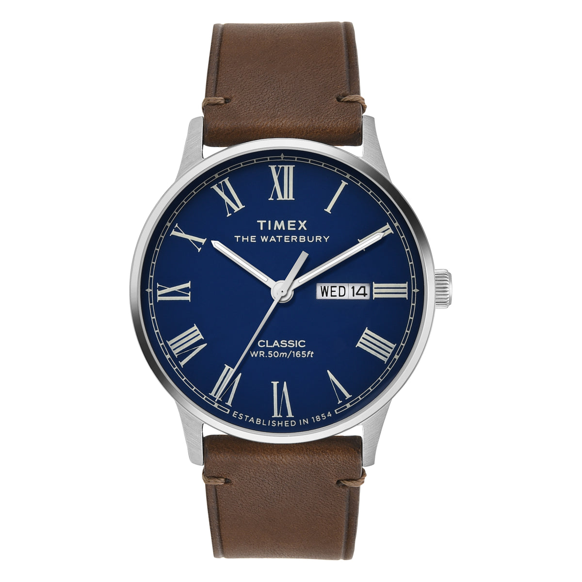 Timex Waterbury Round 21mm Blue Dial Analog Men Watch - TWEG26502