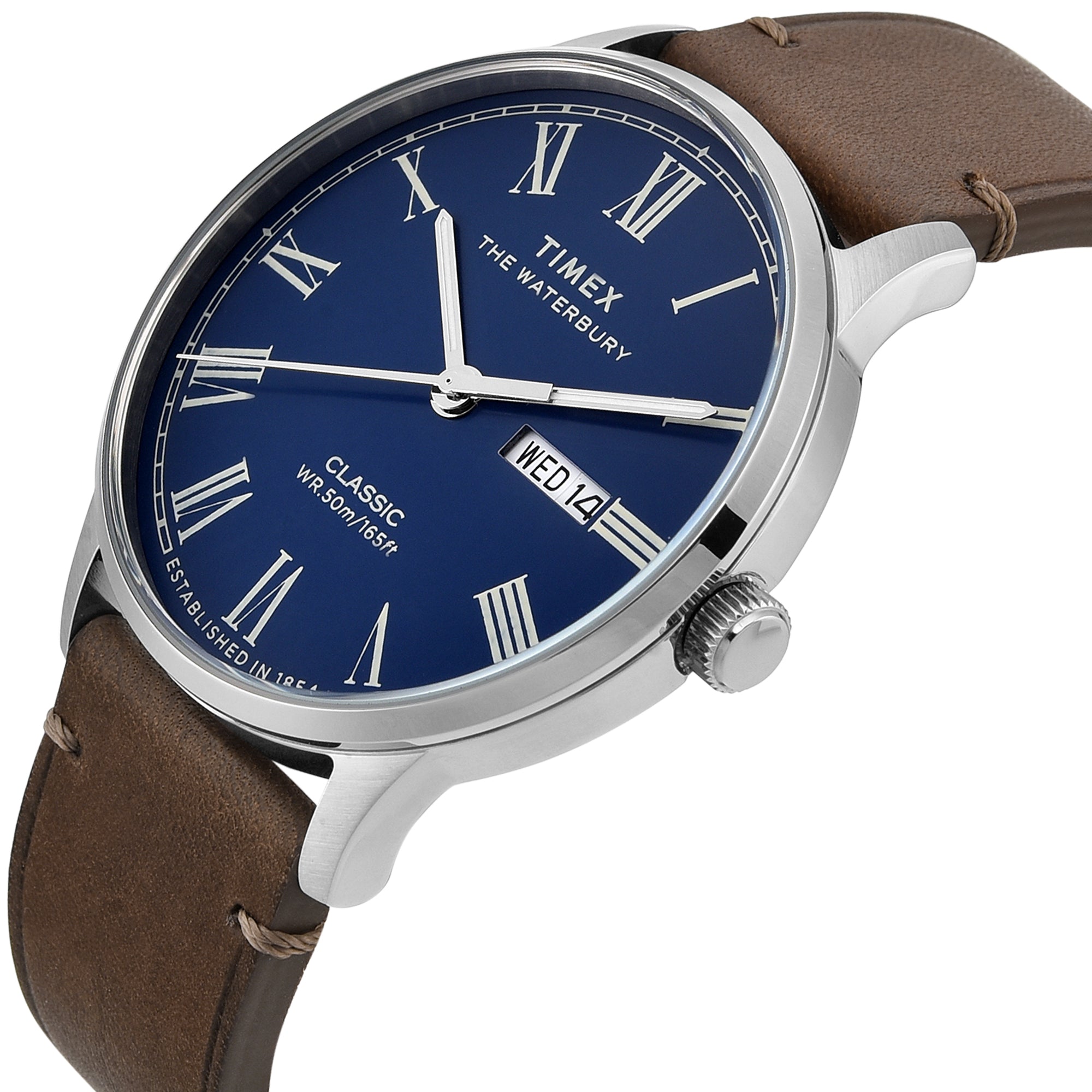 Timex Waterburry Round 21mm Blue Dial Analog Men Watch - TWEG26502