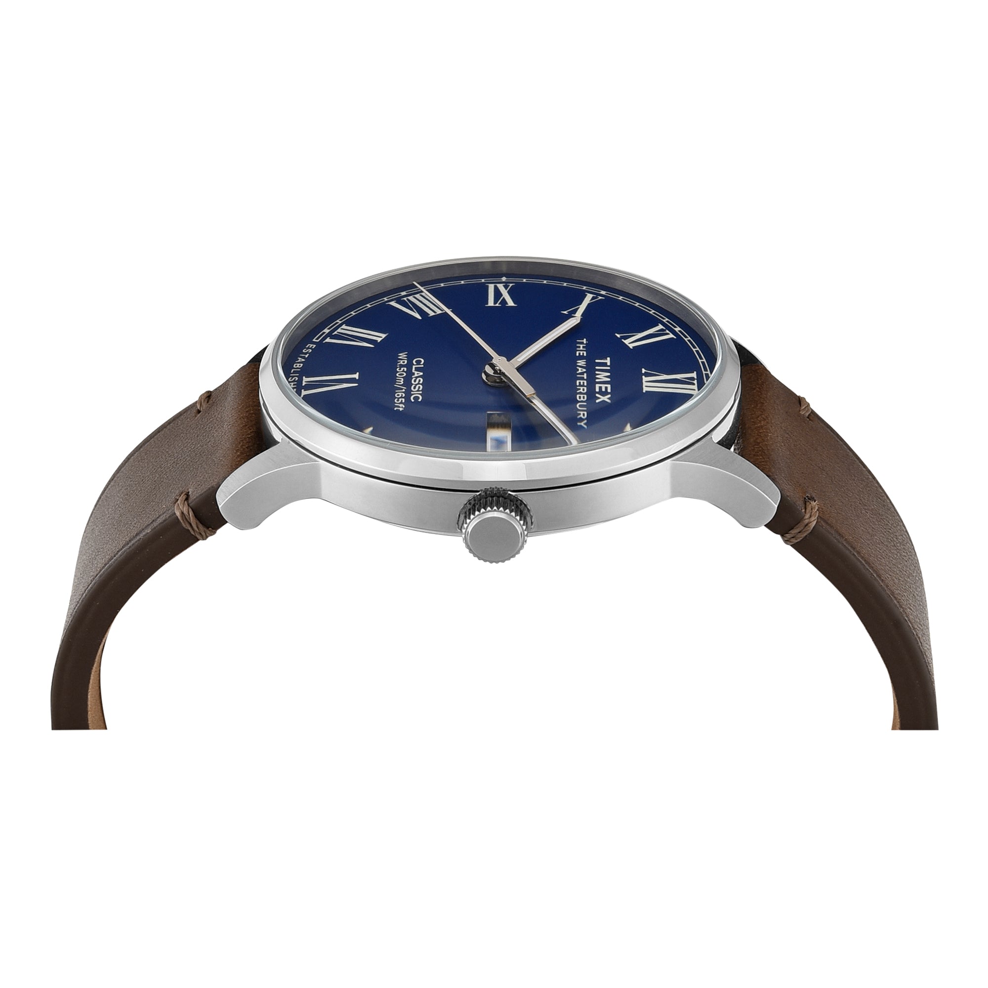 Timex Waterburry Round 21mm Blue Dial Analog Men Watch - TWEG26502 Watch Timex