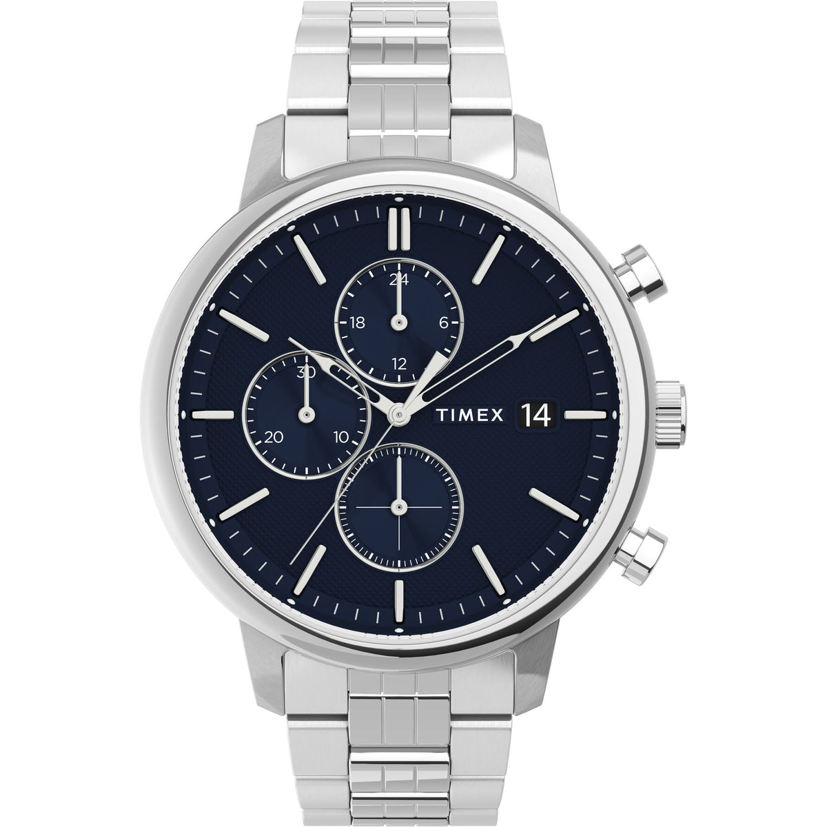 Timex Chicago Round 21mm Blue Dial Analog Men Watch - TWEG26903