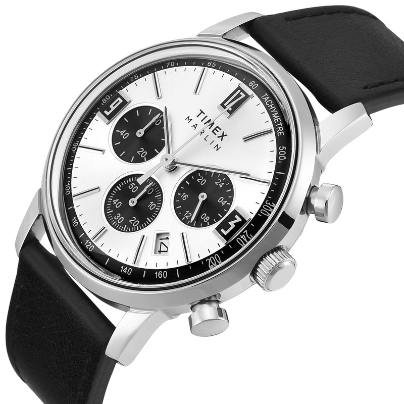 Timex Marlin Round 21mm Silver Dial Analog Men Watch - TWEG26703 Watch Timex