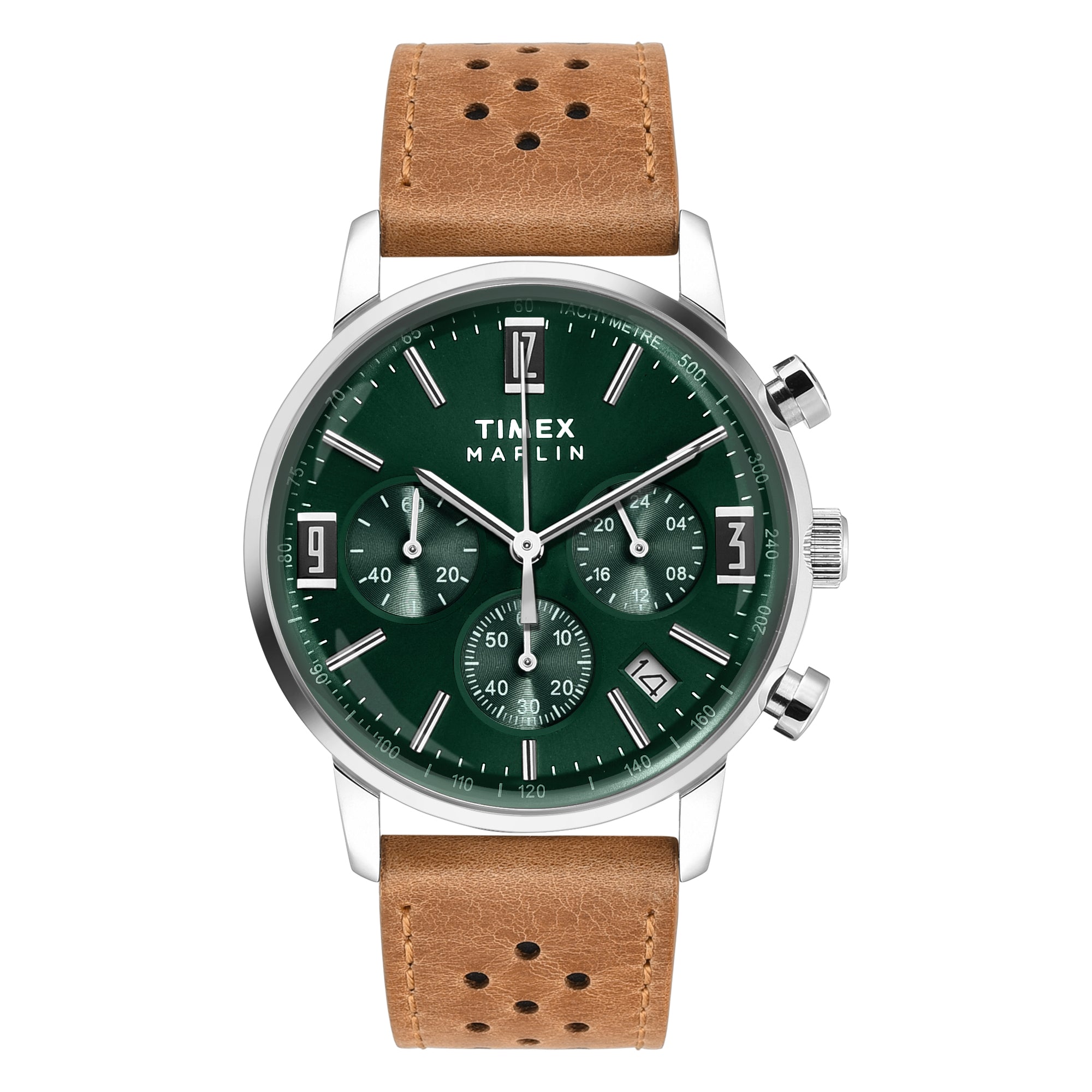 Timex Marlin Round 21mm Green Dial Analog Men Watch - TWEG26702 Watch Timex