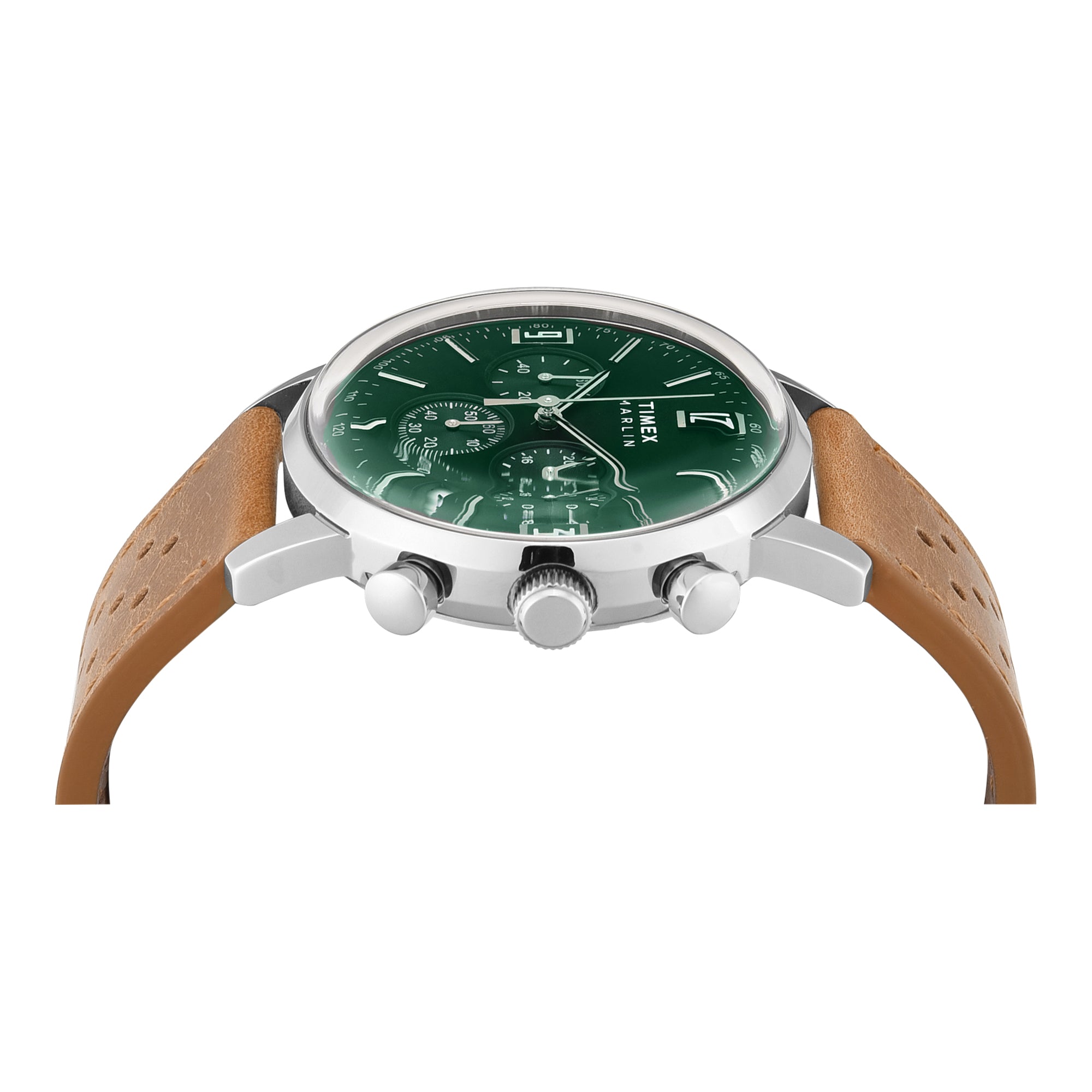 Timex Marlin Round 21mm Green Dial Analog Men Watch - TWEG26702