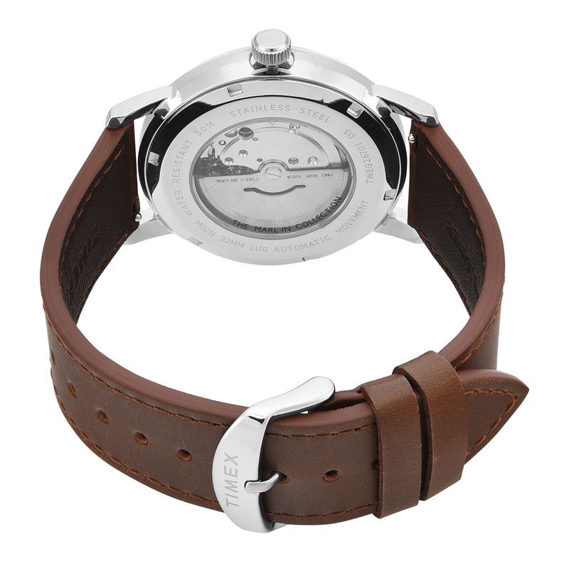Timex Marlin Round 21mm Pink Dial Mechanical Automatic Men Watch - TWEG26701 Watch Timex