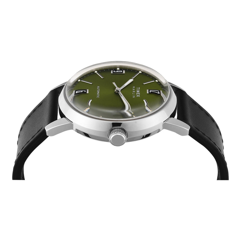 Timex Marlin Round 42mm Green Dial Mechanical Automatic Men Watch - TWEG26700 Watch Timex