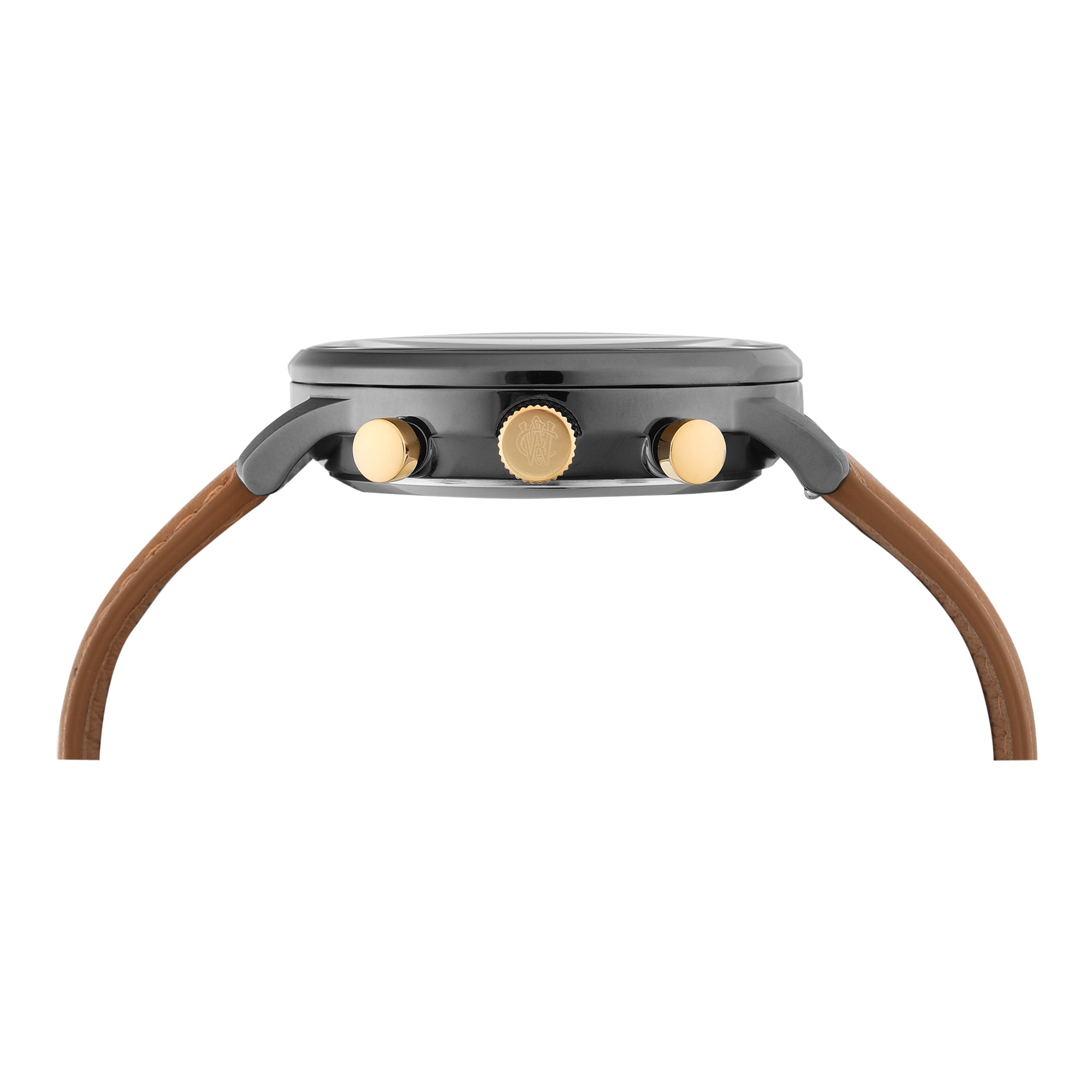 Timex Waterbury Leather Blue Round Quartz Men Watch