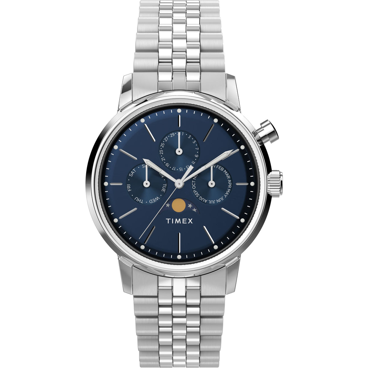 Timex Marlin Round 21mm Blue Dial Analog Men Watch - TWEG26802