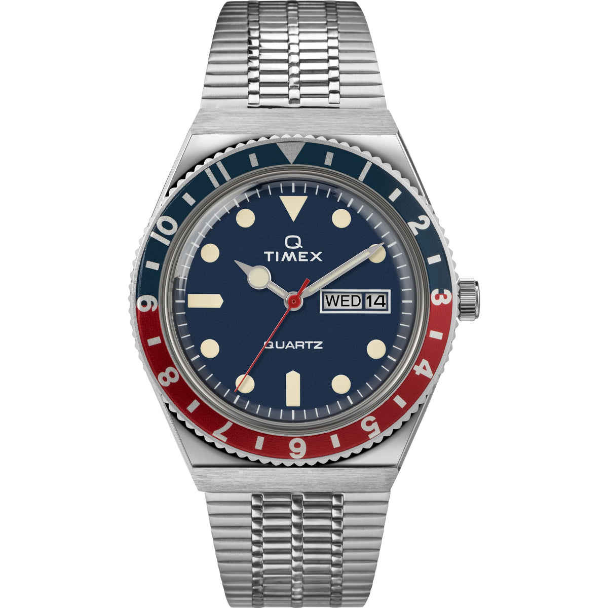 Timex Q Round 21mm Blue Dial Analog Men Watch - TWEG26300