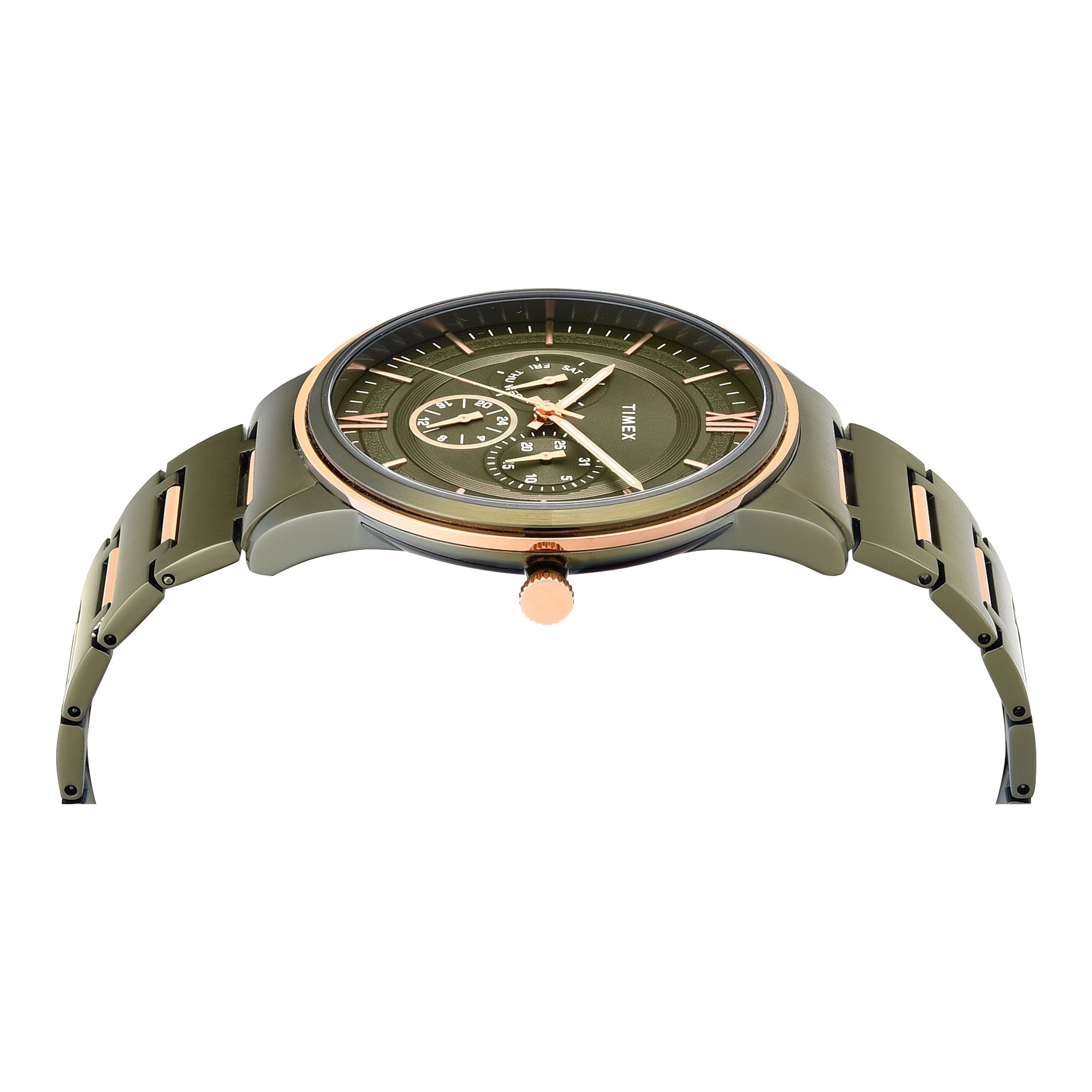 Timex  Green Round Quartz Men Watch