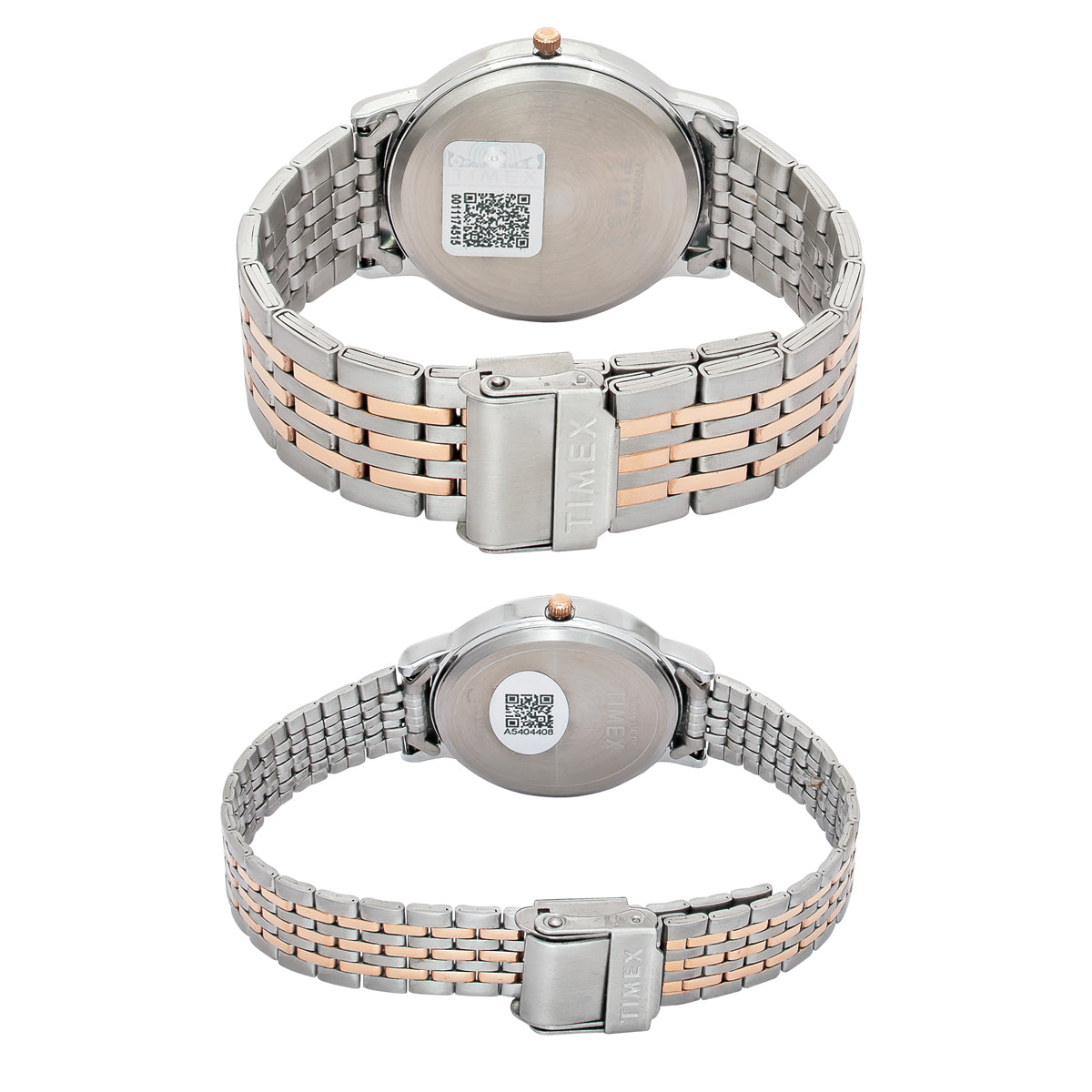 Timex Trendline Round 21mm Blue Dial Analog Pair Watch - TW00PR330 Watch Timex