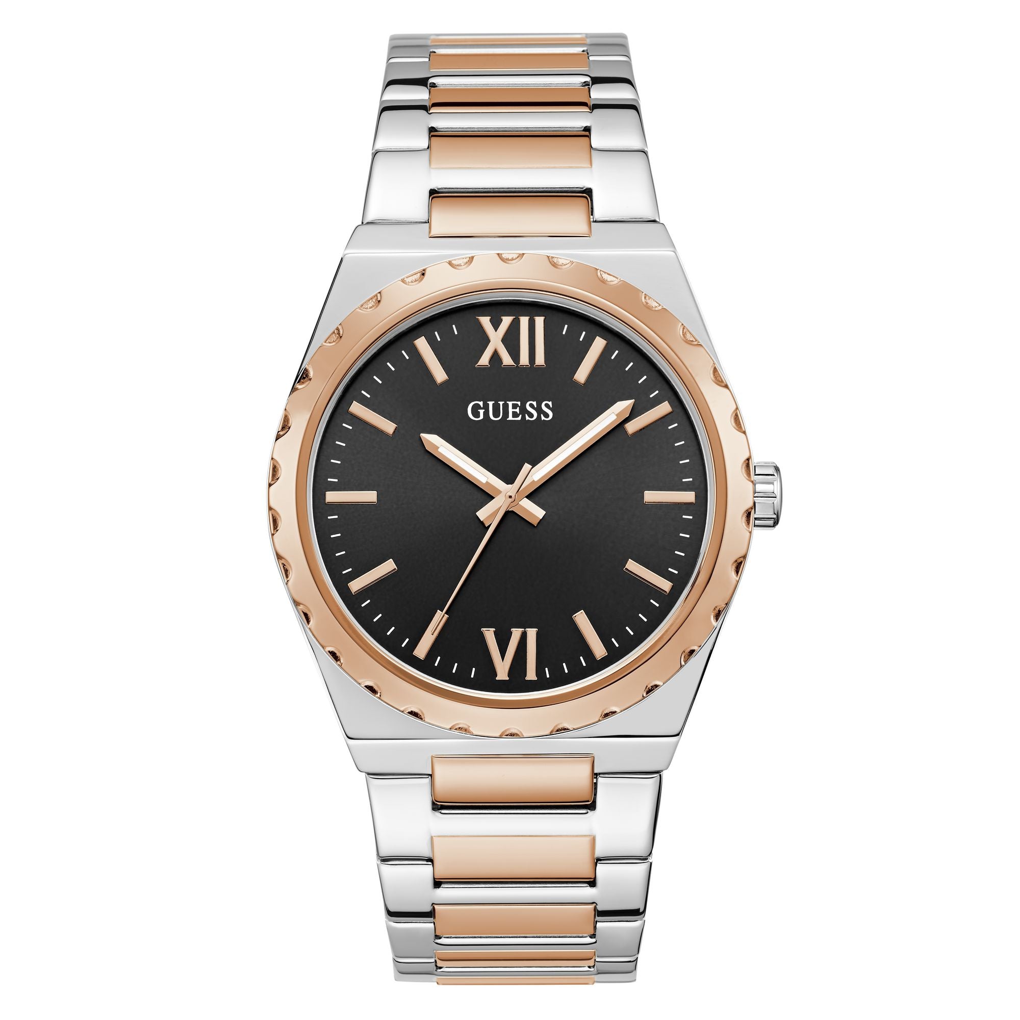 Guess Gd Central Black Round Quartz Men Watch