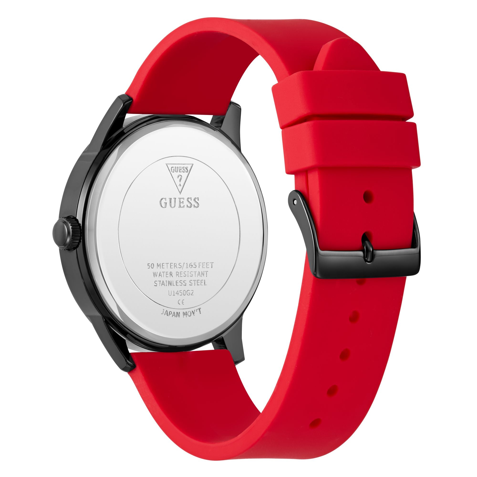 Guess Gt Paco Black Round Quartz Men Watch Watch Guess