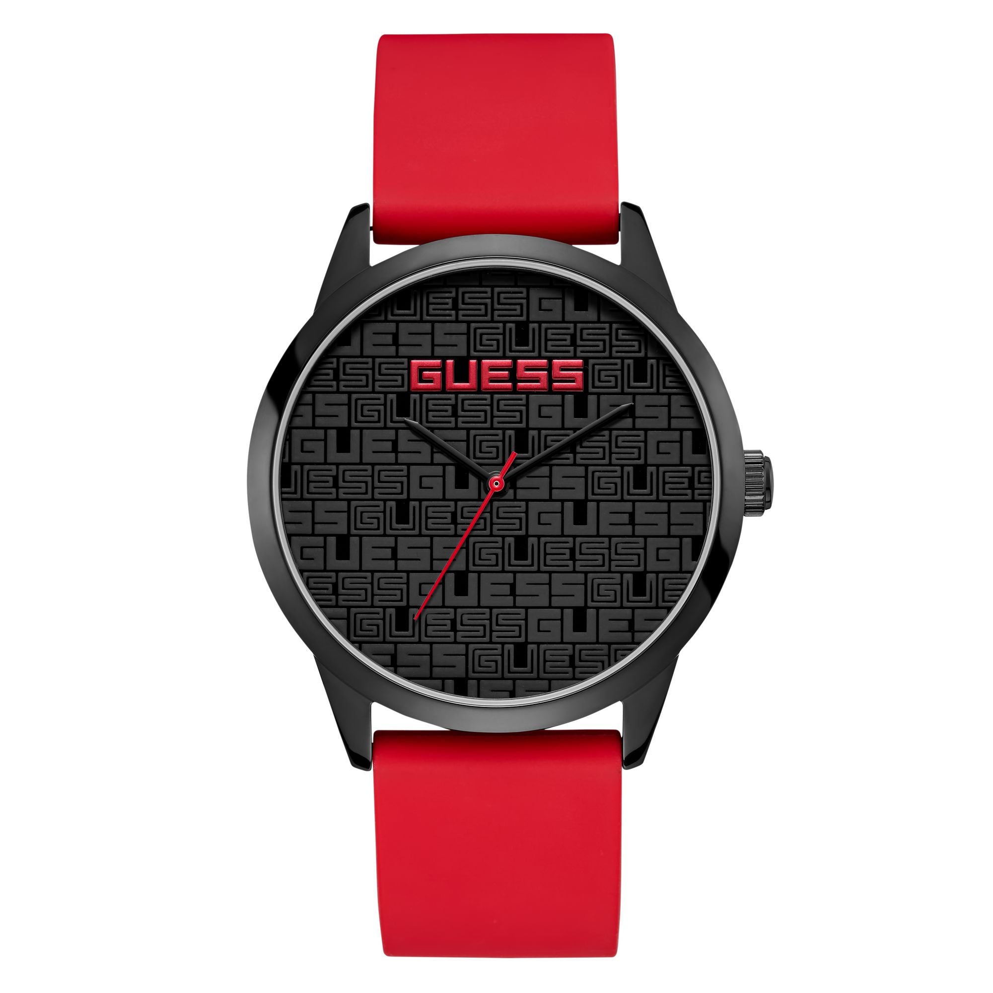Guess Gt Paco Black Round Quartz Men Watch Watch Guess