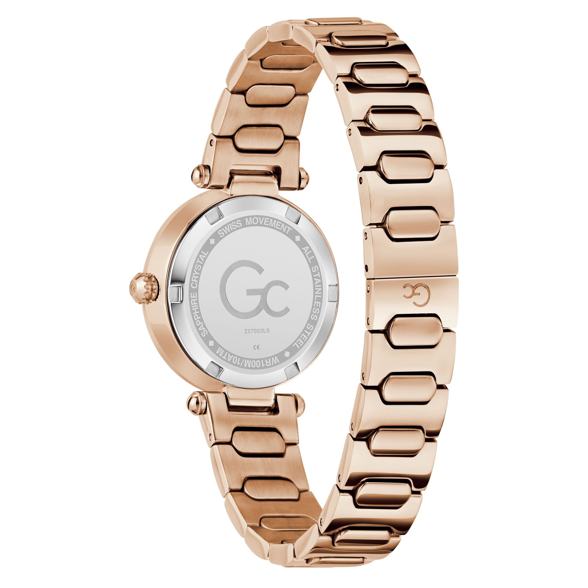 Gc Vogue Cable Green Round Quartz Women Watch - Guess Collection