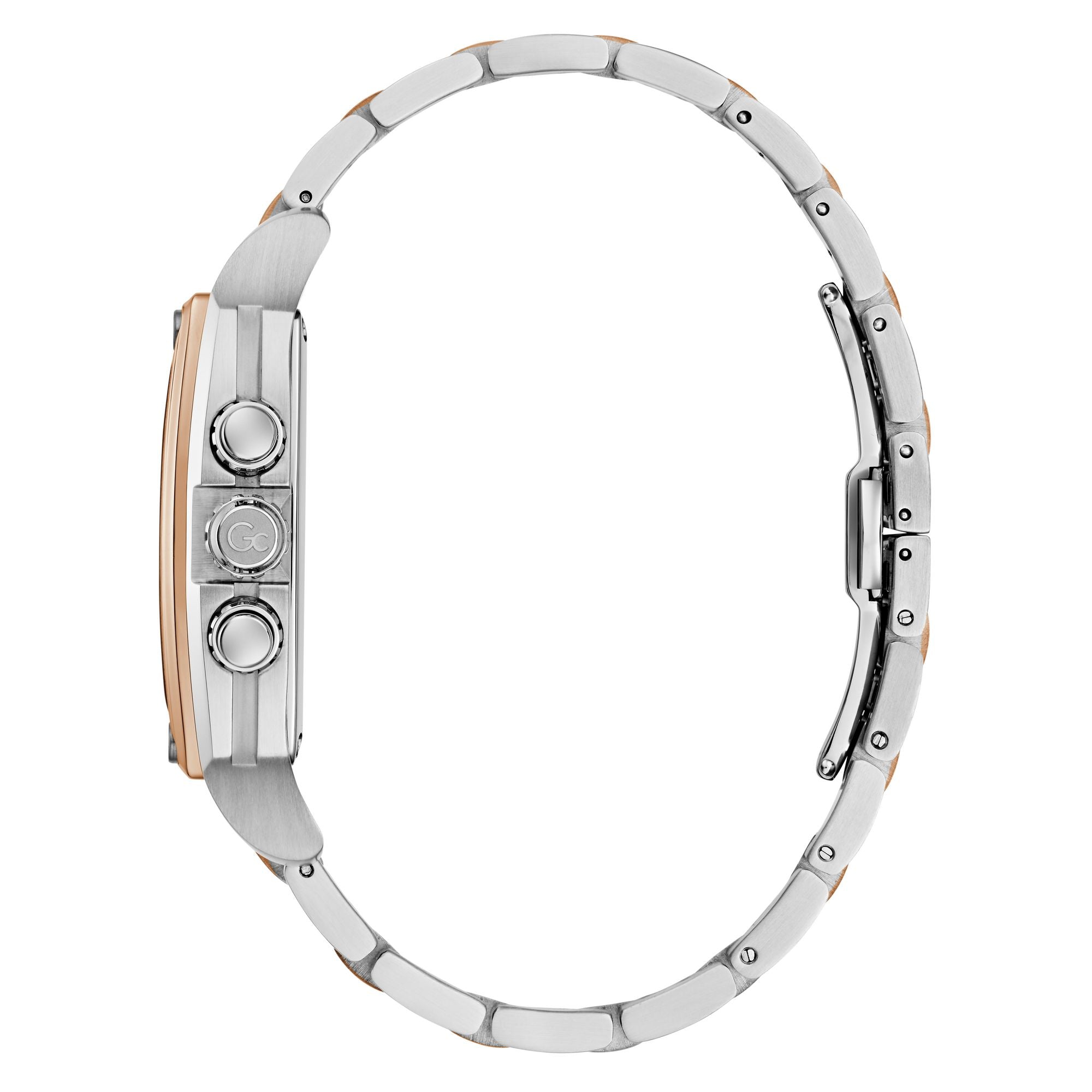 Gc Retrofit Blue Square Quartz Men Watch - Guess Collection