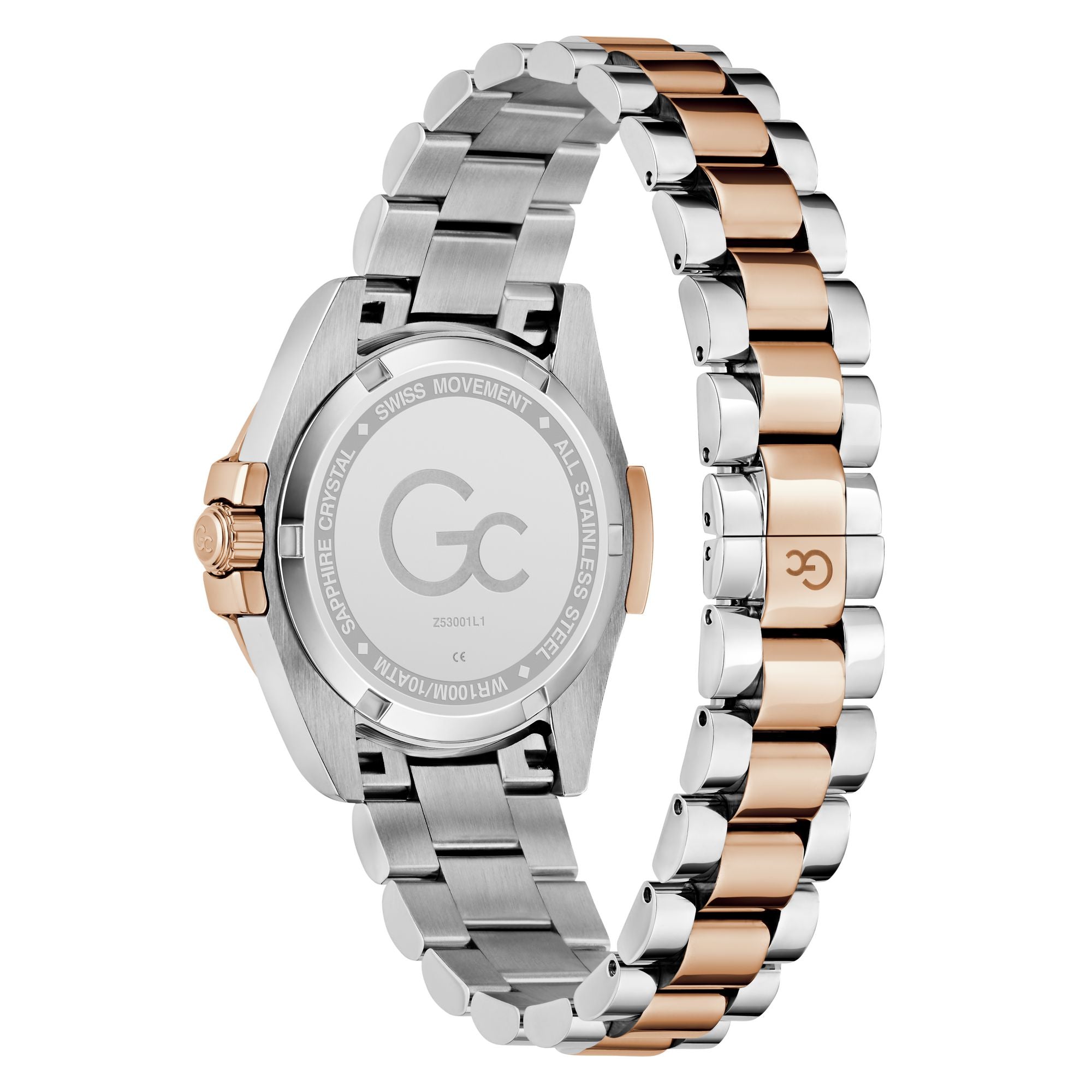 Gc Bolt Lady White Round Quartz Women Watch - Guess Collection Watch Gc