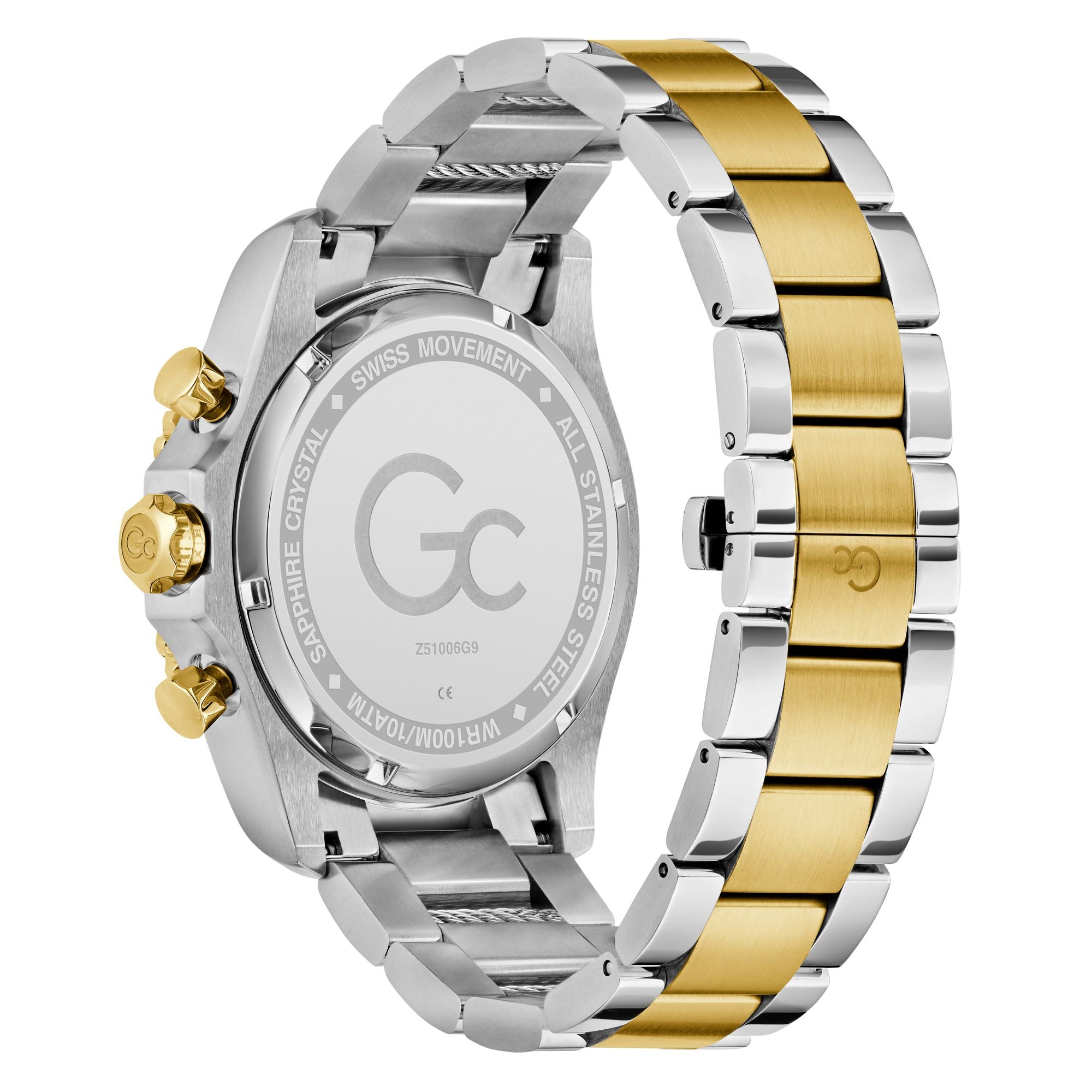 Gc Speedracer Green Round Quartz Men Watch - Guess Collection Watch Gc