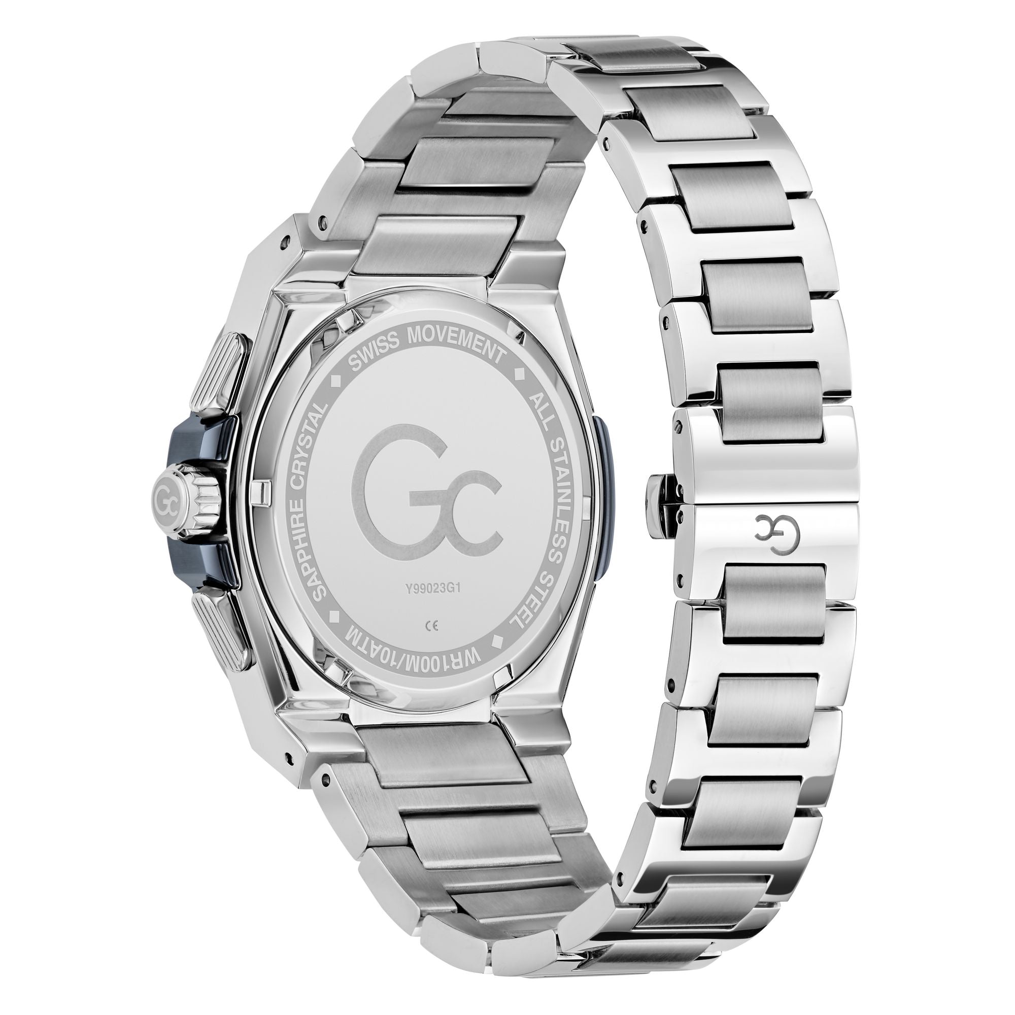 Gc Coussin Beige Coussin Quartz Men Watch - Guess Collection