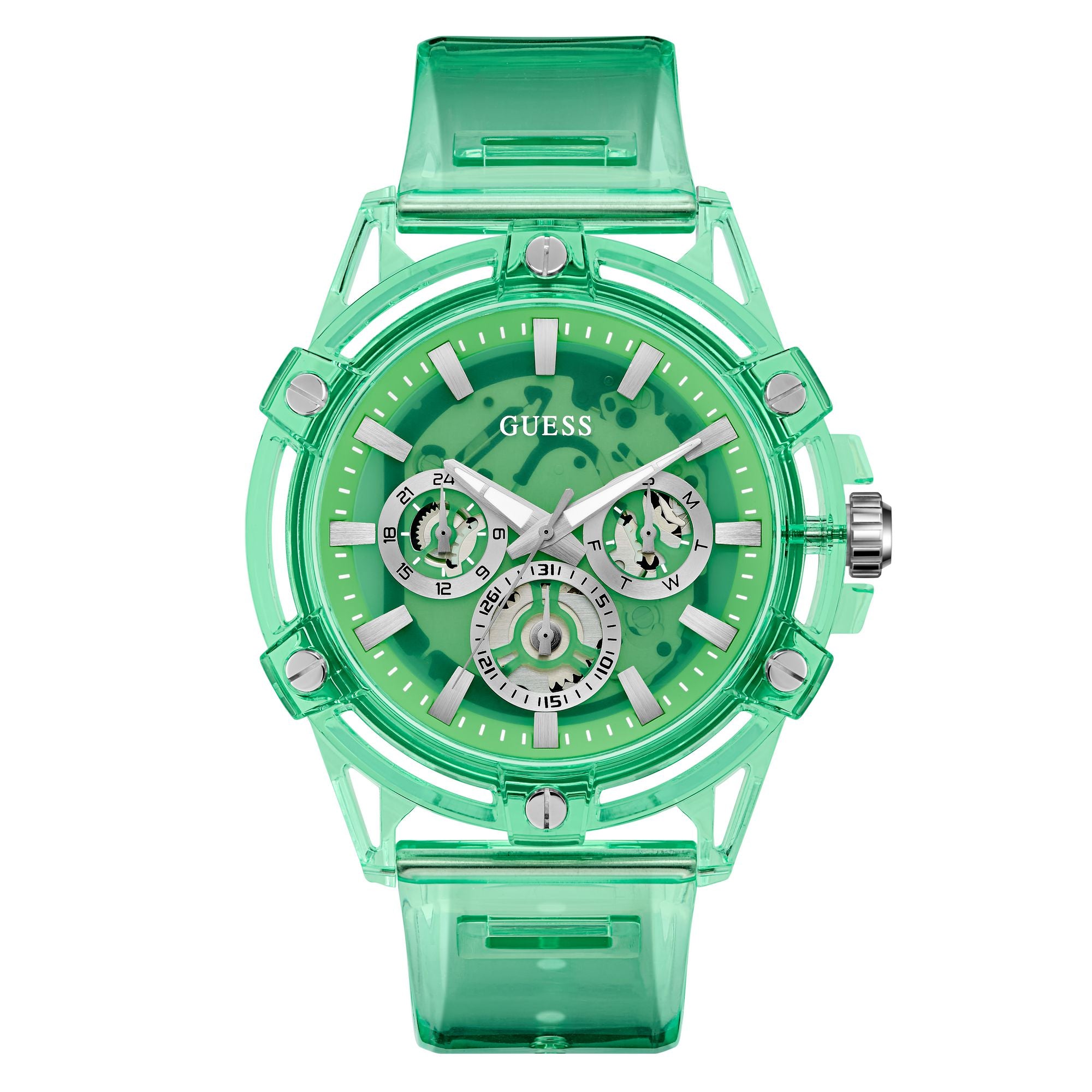 Guess GW0806G6 Green Men 48 mm Round Watch