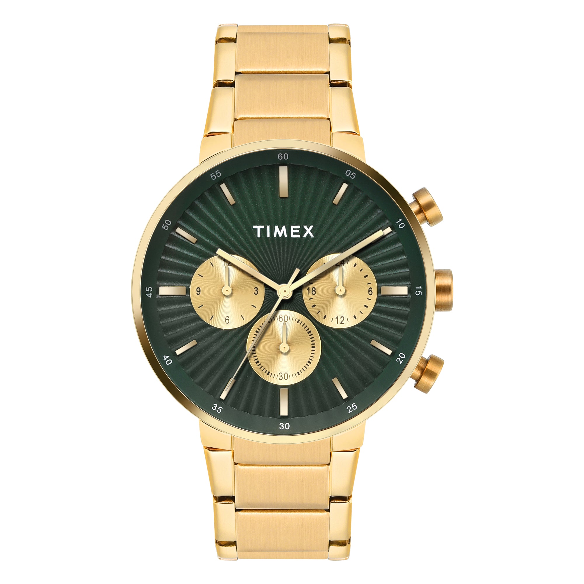 Timex  Green Round Quartz Men Watch