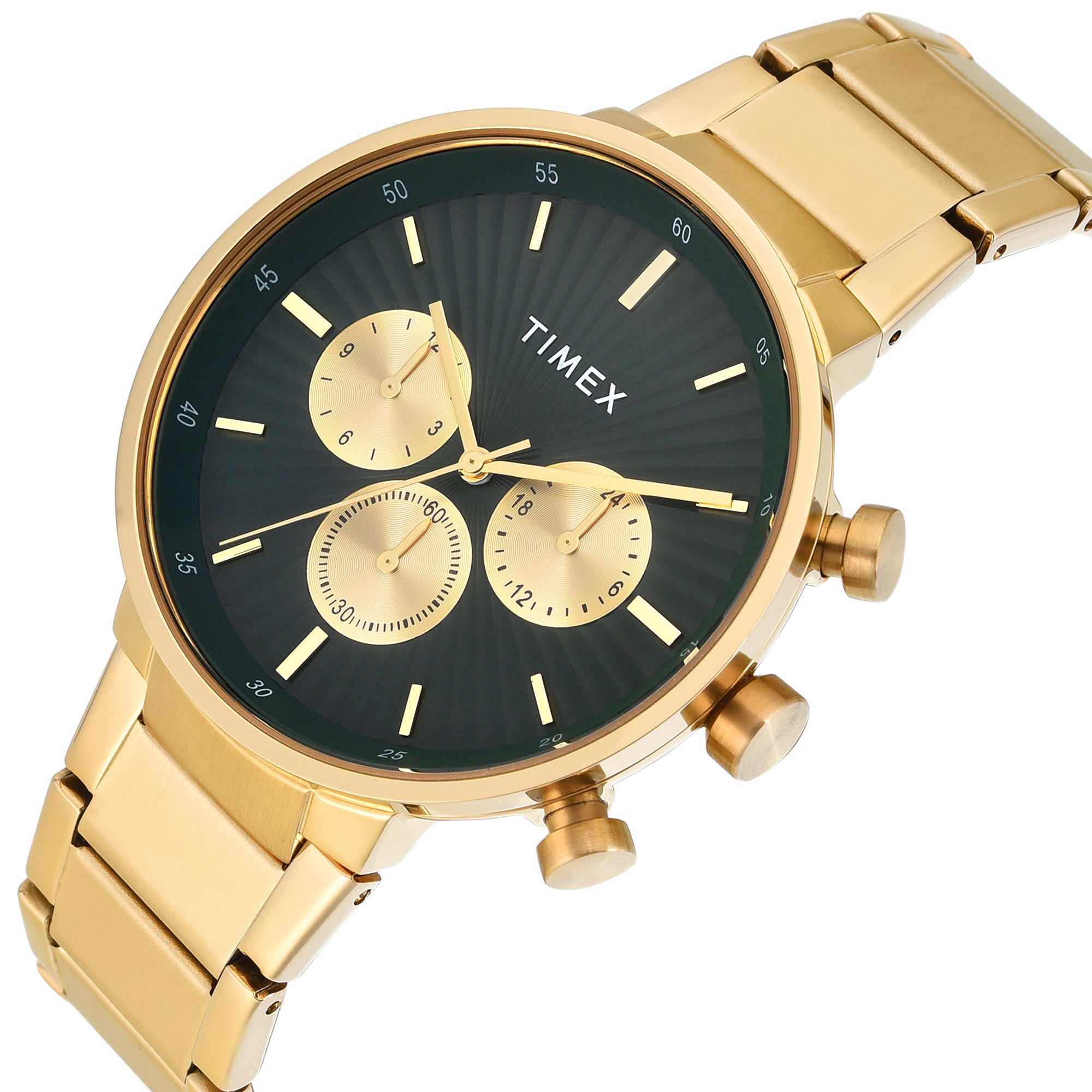 Timex Green Round Quartz Men Watch Watch Timex