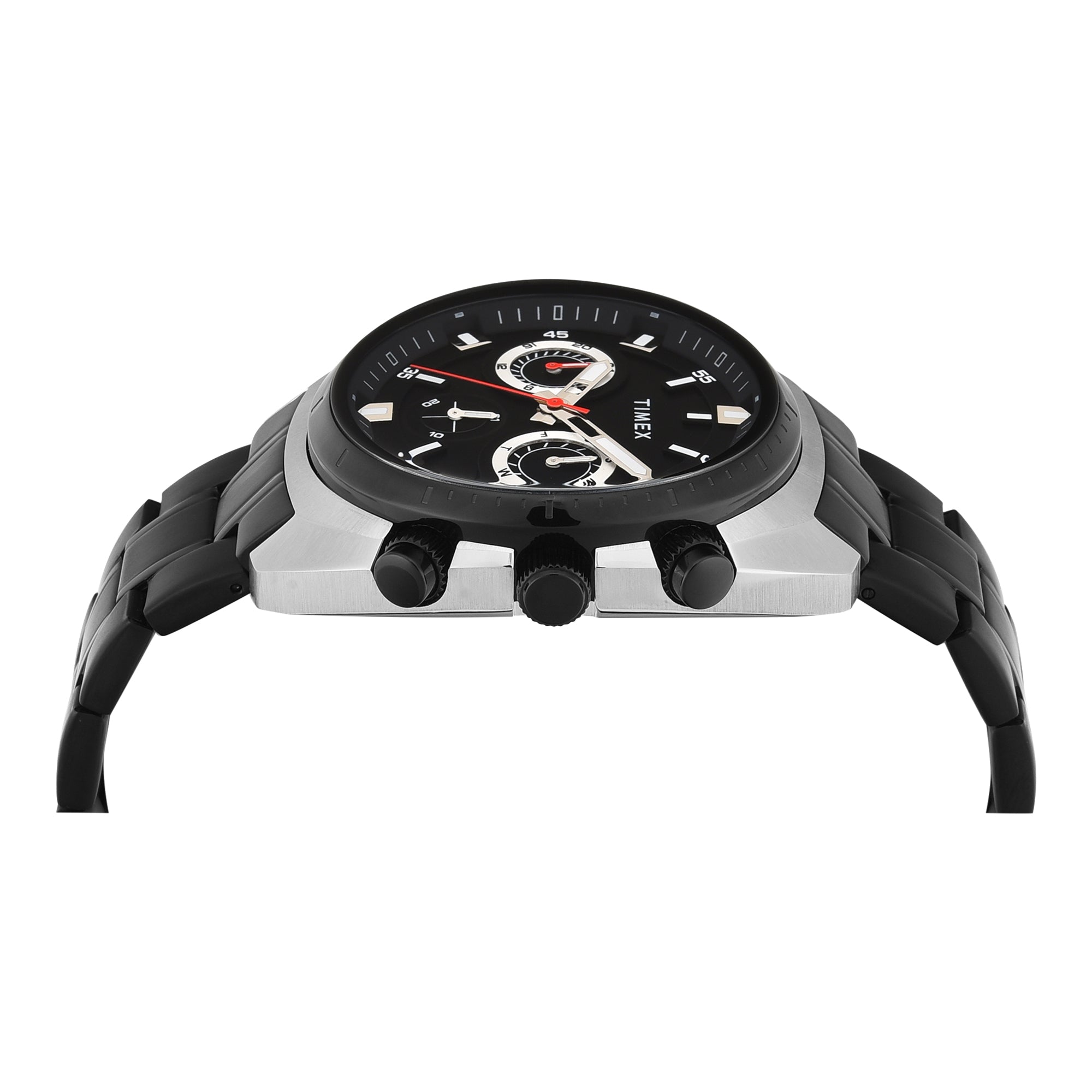 Timex  Black Round Quartz Men Watch