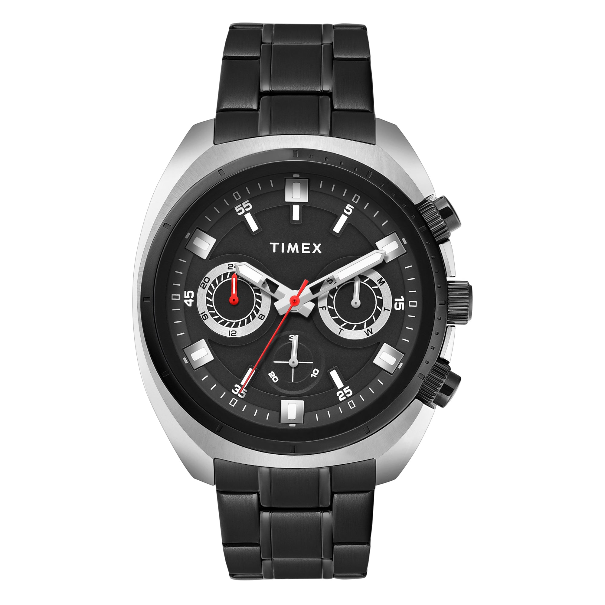 Timex TWEG28202 Black Men 44 mm Round Watch