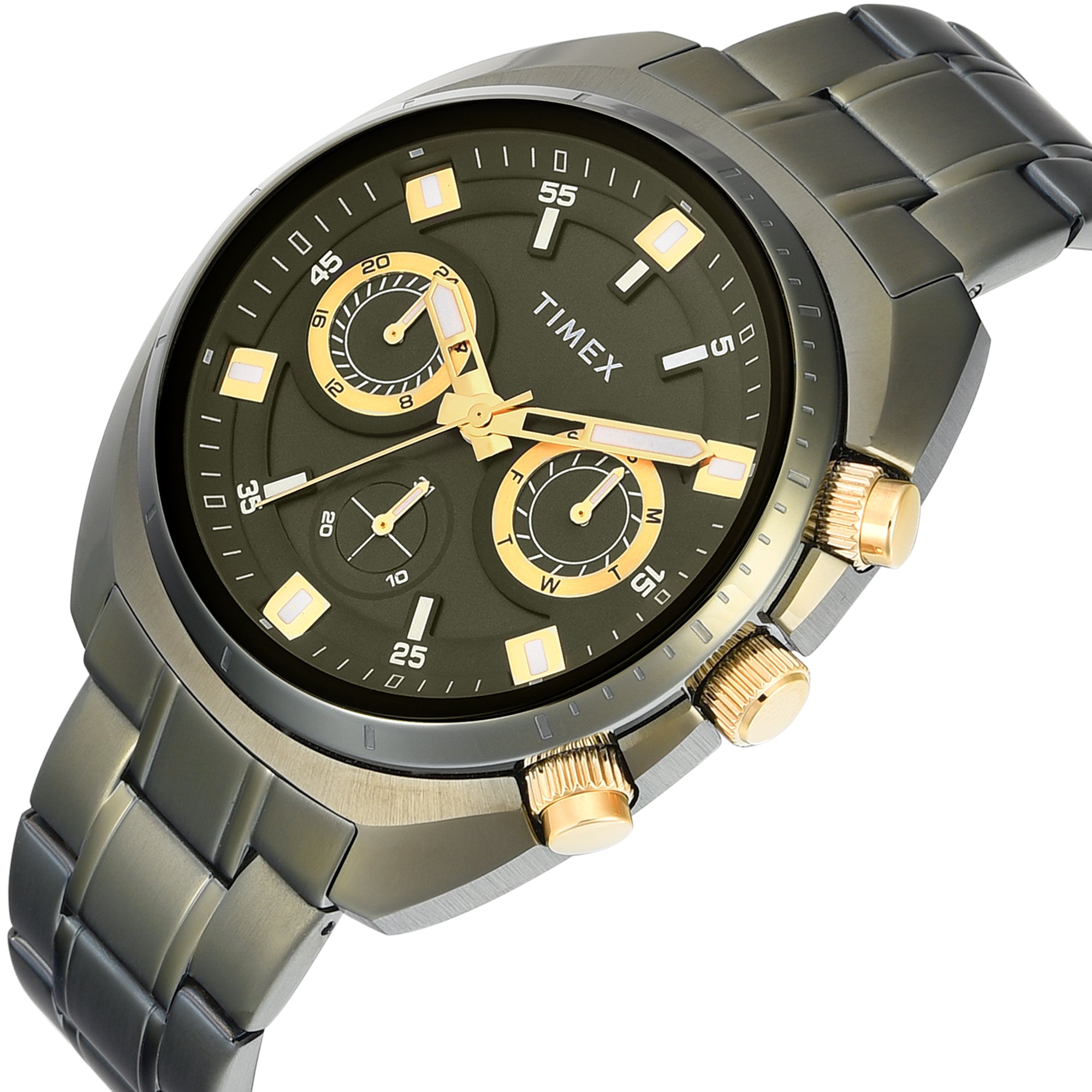 Timex  Green Round Quartz Men Watch