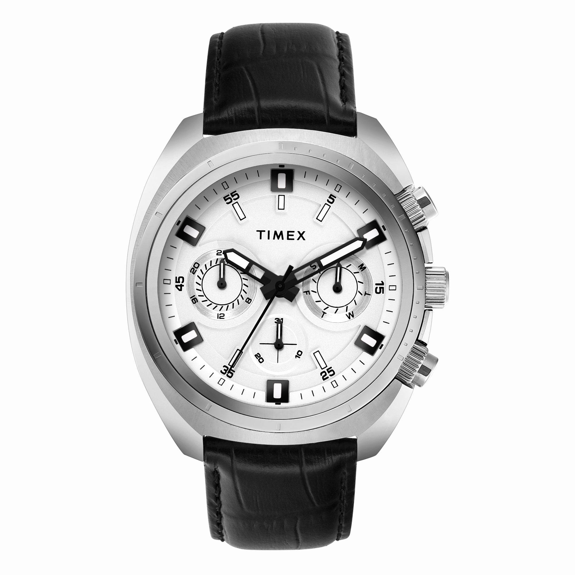 Timex TWEG28200 Silver Men 44 mm Round Watch