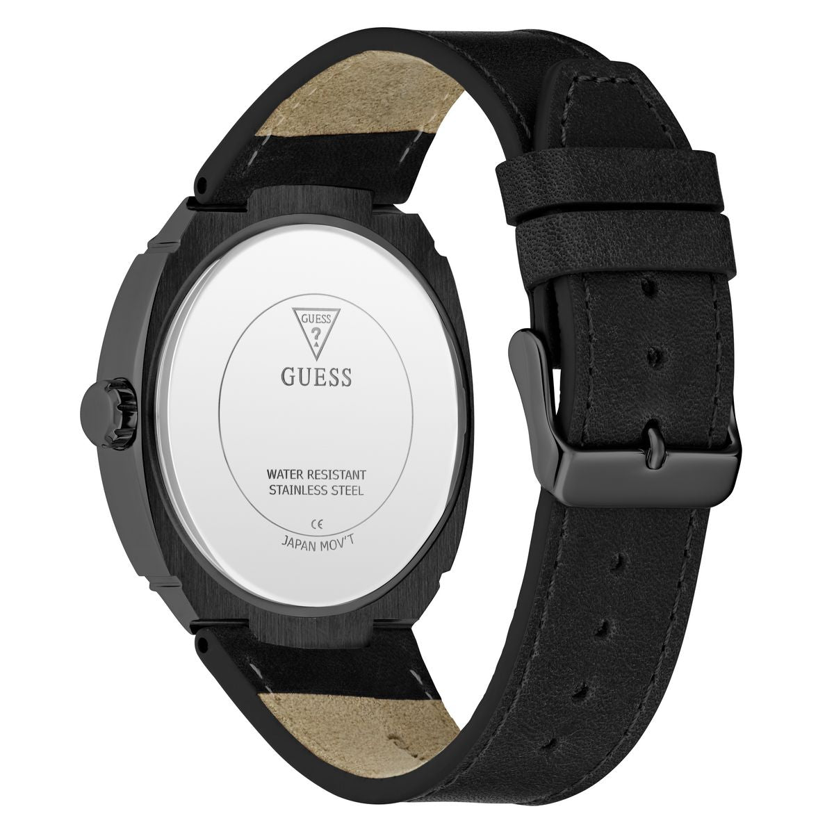 Guess Gd Carter Black Round Quartz Men Watch Watch Guess