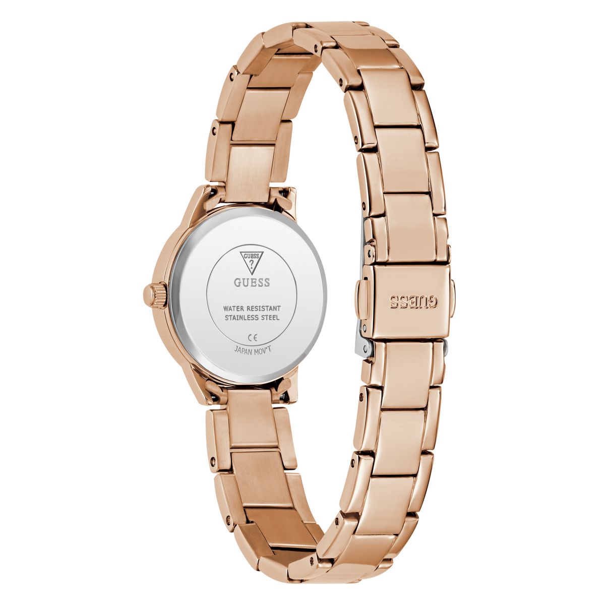 Guess Gb Elle White Round Quartz Women Watch Watch Guess