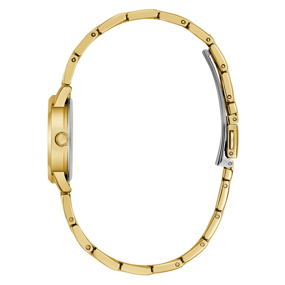 Guess Gb Elle White Round Quartz Women Watch Watch Guess