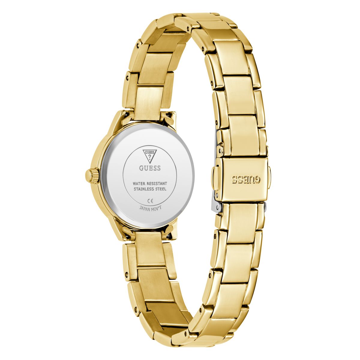 Guess Gb Elle White Round Quartz Women Watch Watch Guess