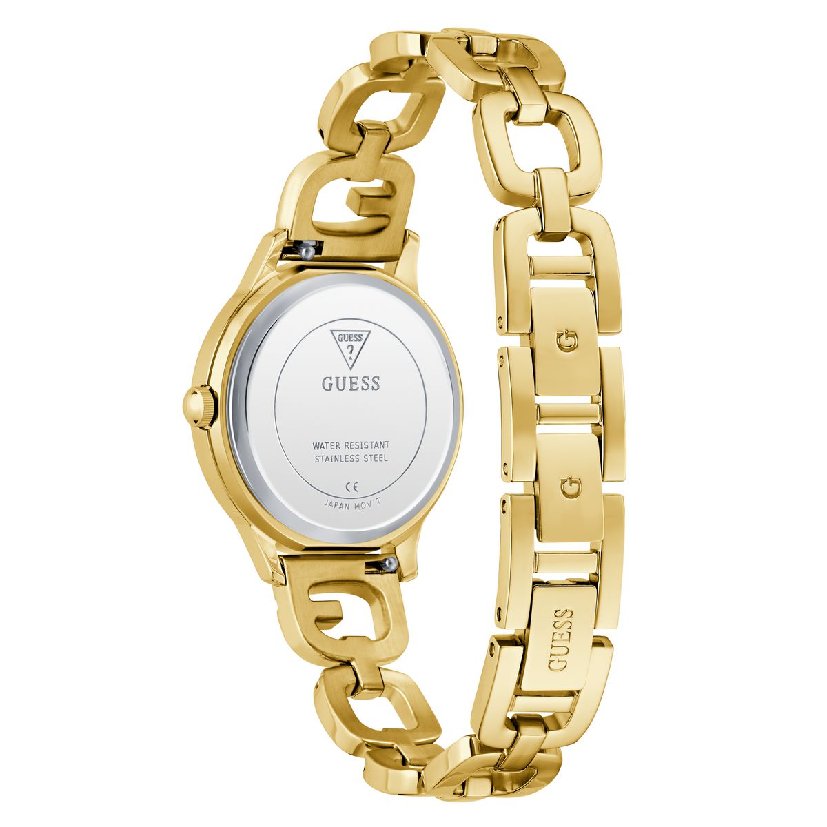 Guess Gb G Switch Champagne Round Quartz Women Watch Watch Guess