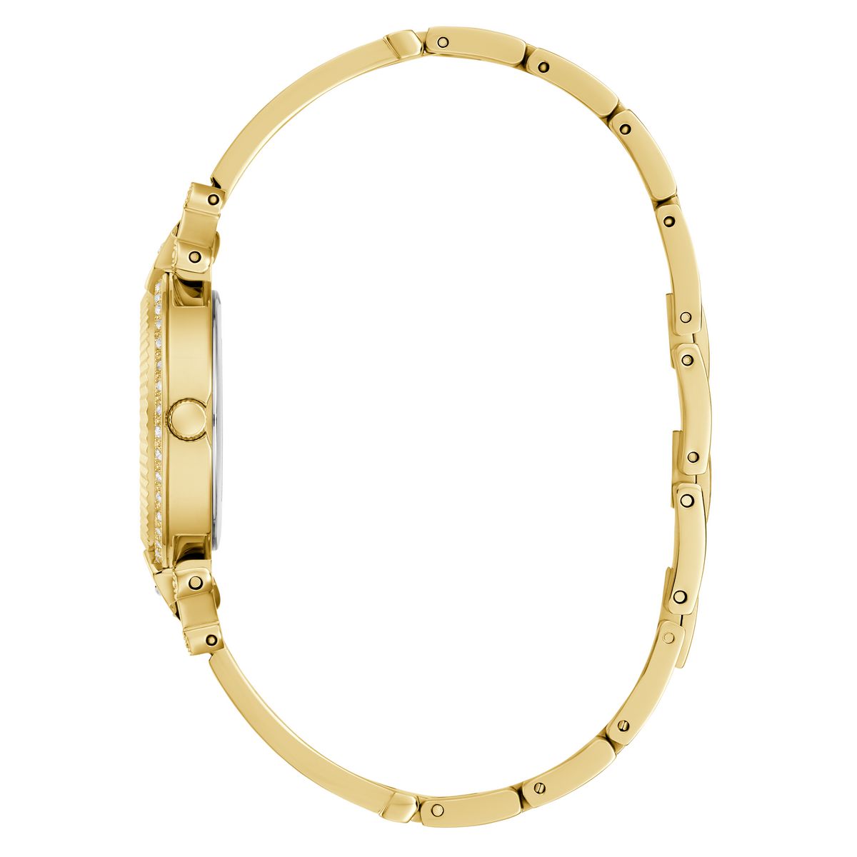 Guess Gb Delphine White Round Quartz Women Watch Watch Guess