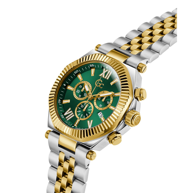 Gc Atlas Green Round Quartz Men Watch Watch Gc