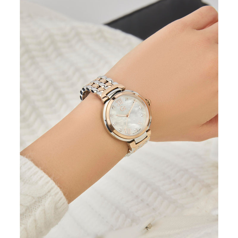 Gc Allure White Round Quartz Women Watch Watch Gc