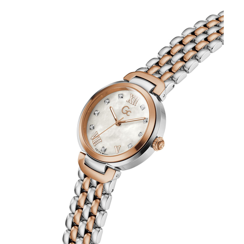 Gc Allure White Round Quartz Women Watch Watch Gc